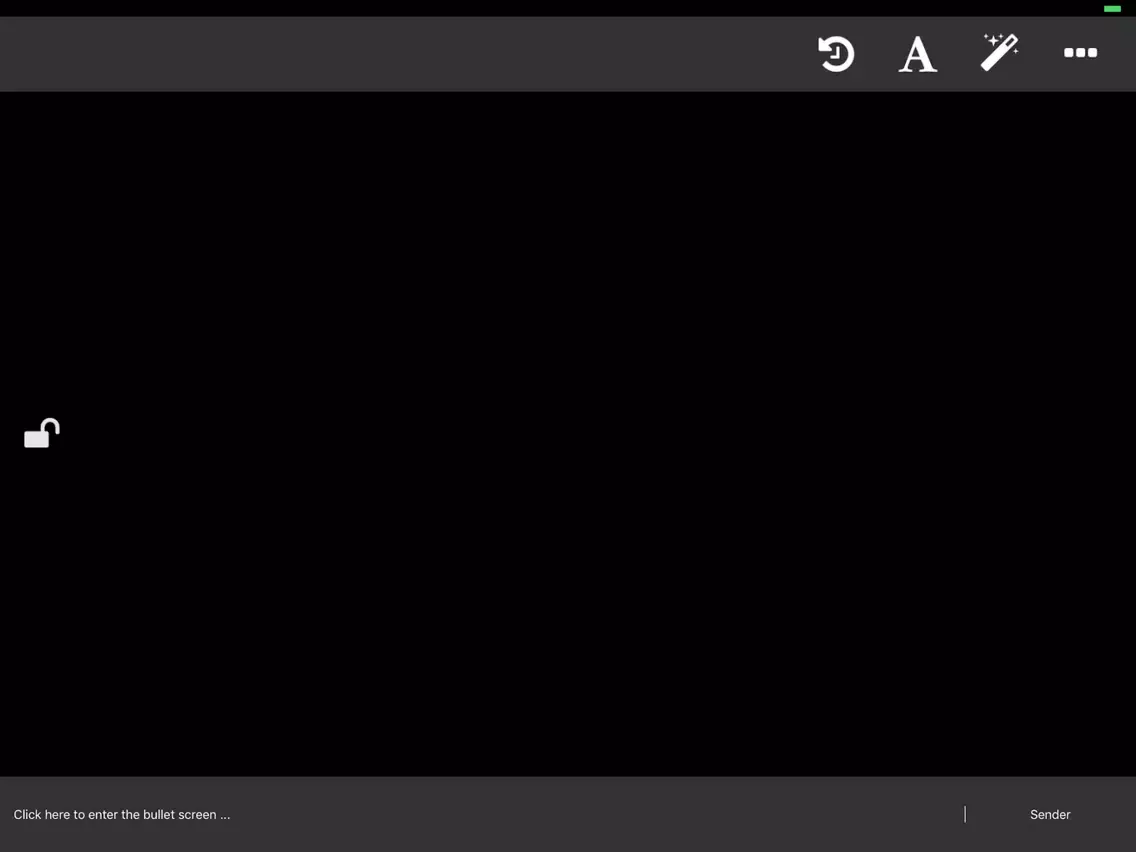 Bullet screen iPad  स्क्रीनशॉट