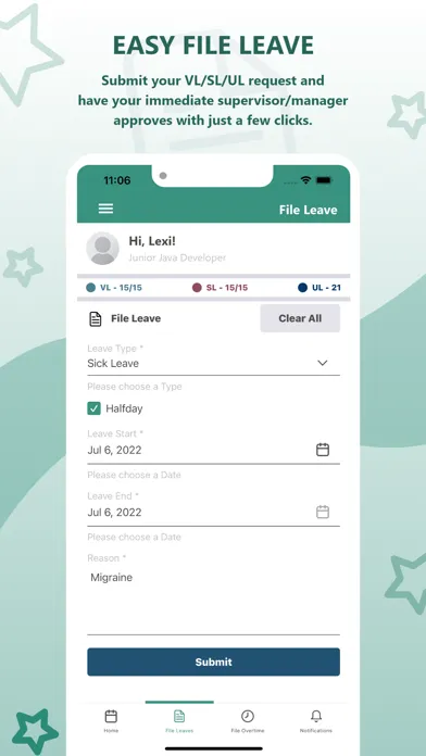 Screenshot di Lexi App
