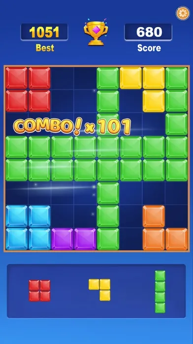 Ảnh chụp màn hình của Puzzle Block -- Fun Brain Game