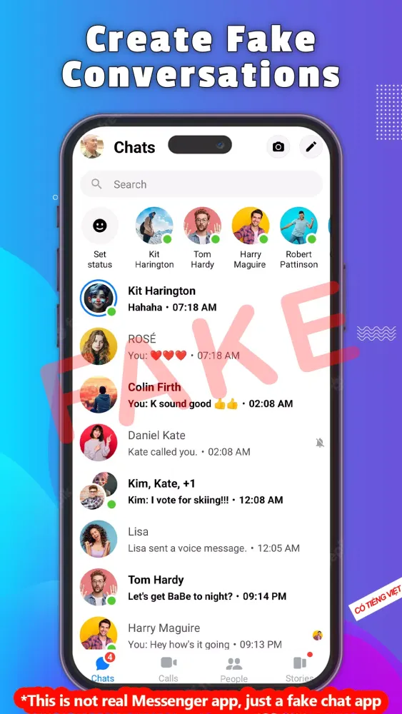 Fake Chat Prank Message Screenshots
