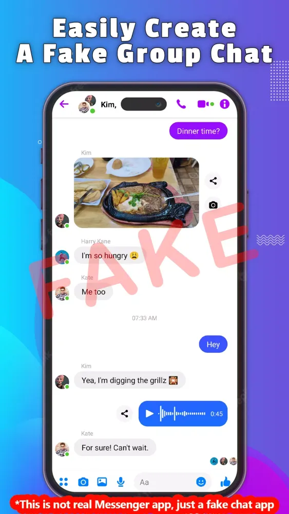 Fake Chat Prank Message Screenshots