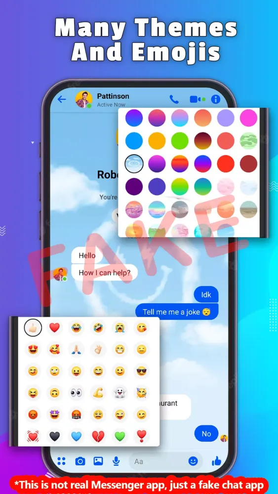Fake Chat Prank Message Screenshots