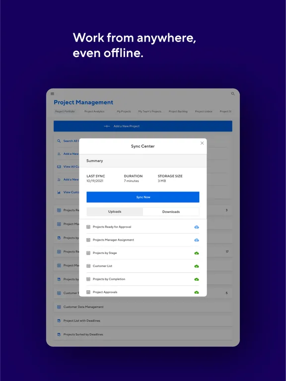 TrackVia iPad  Ekran Görüntüleri
