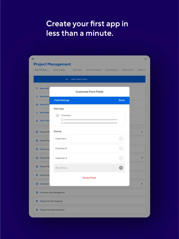 TrackVia iPad  Ekran Görüntüleri
