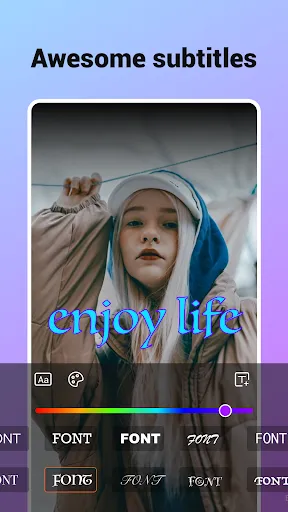 Zrzuty ekranu Music Video Maker - TapSlide