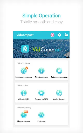 Ảnh chụp màn hình của Video Compressor Mp3 Converter