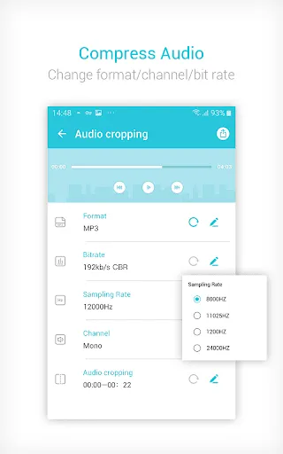 Ảnh chụp màn hình của Video Compressor Mp3 Converter