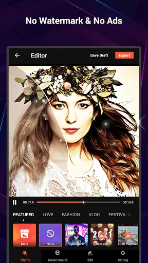 ภาพหน้าจอของ Video Editor VideoShow Pro