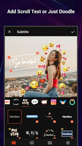 ภาพหน้าจอของ Video Editor VideoShow Pro