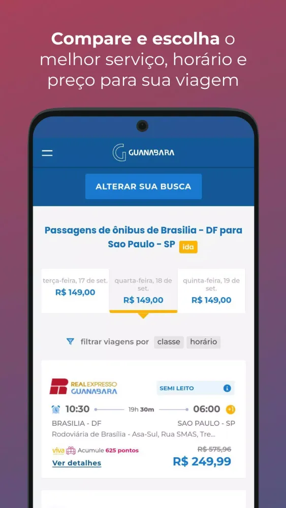 Captures d'écran de Viaje Guanabara