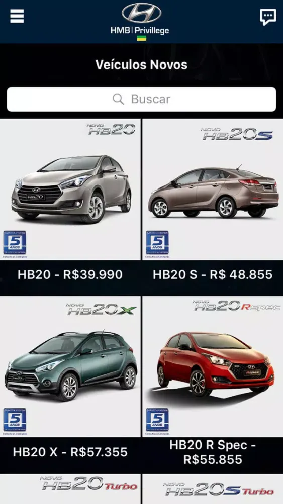 Скриншоты Privillege Hyundai Marabá