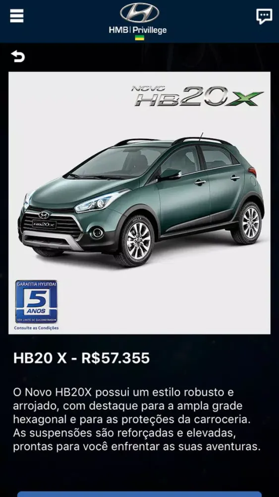 Скриншоты Privillege Hyundai Marabá
