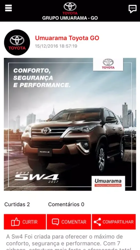 Umuarama Toyota Goiás应用截图