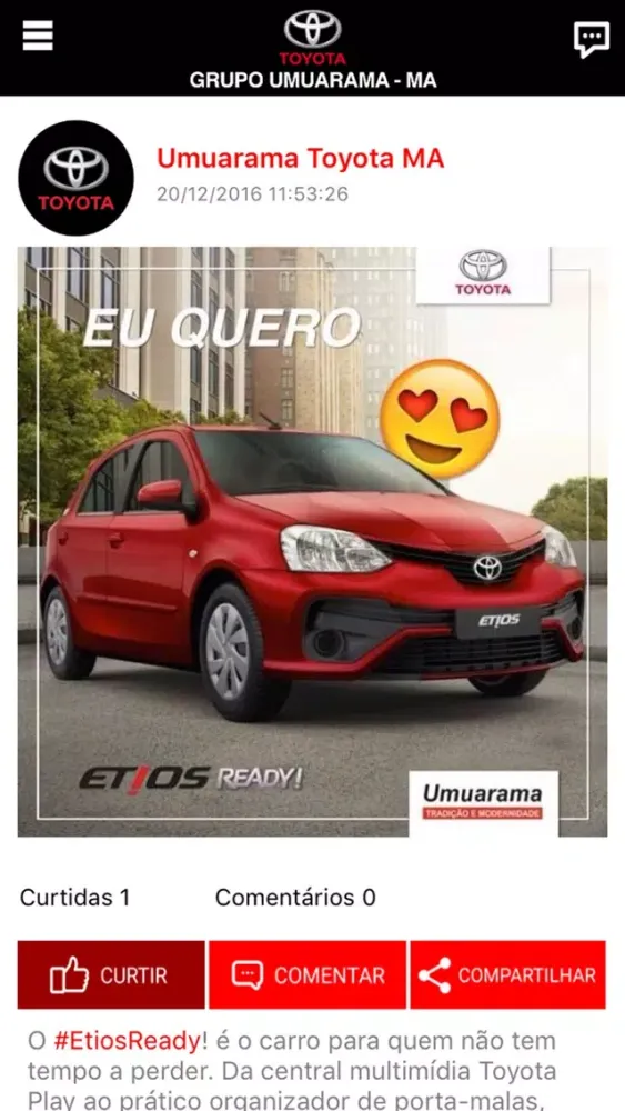Скриншоты Umuarama Toyota Maranhão