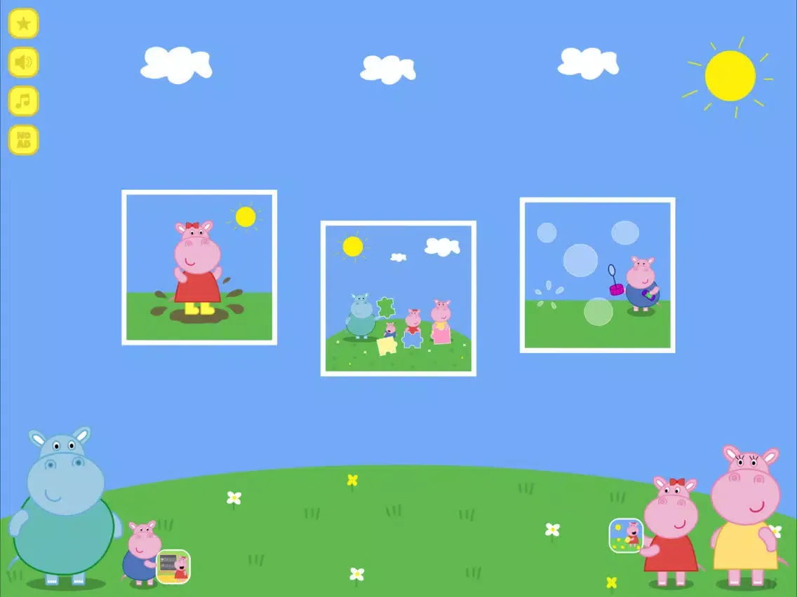 تصاویر Peggy Hippo - Muddy Puddles iPad 