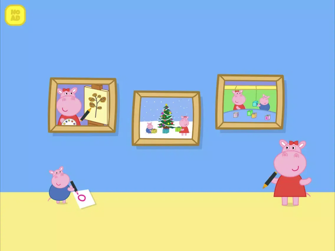 Peggy Hippo - Little Artist iPad  Screenshots