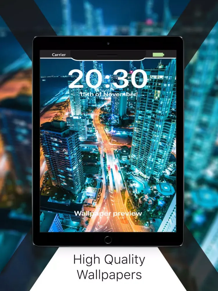 Capturas de tela do X Wallpapers Studio iPad 