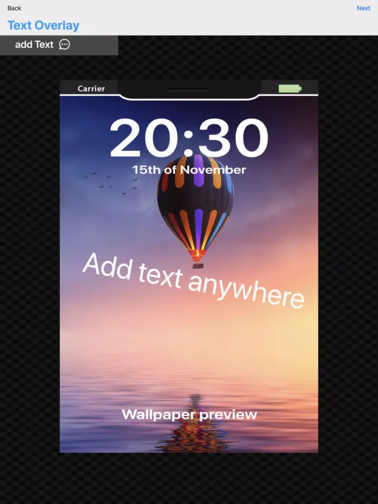 Capturas de tela do X Wallpapers Studio iPad 