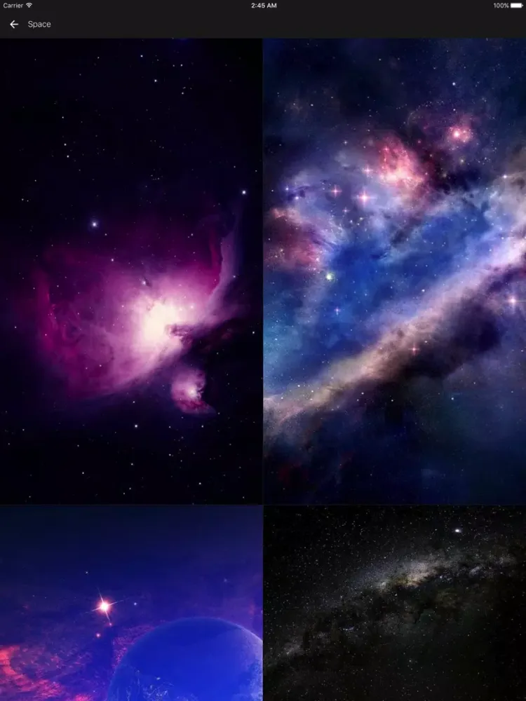 Capturas de tela do X Wallpapers FHD iPad 