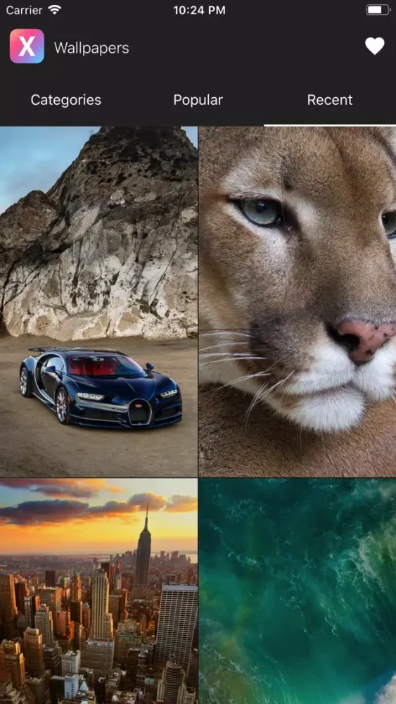 Capturas de tela do X Wallpapers FHD