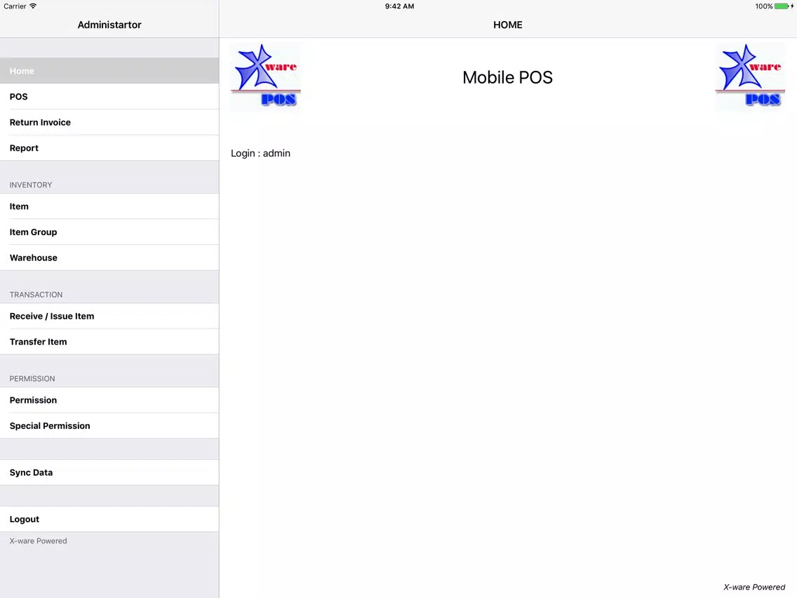 X-POS XL iPad  Screenshots