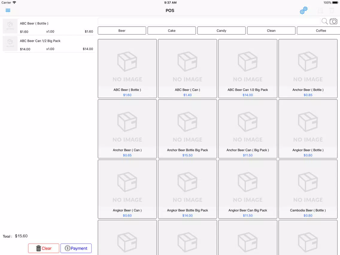 X-POS 2 XL iPad  スクリーンショット