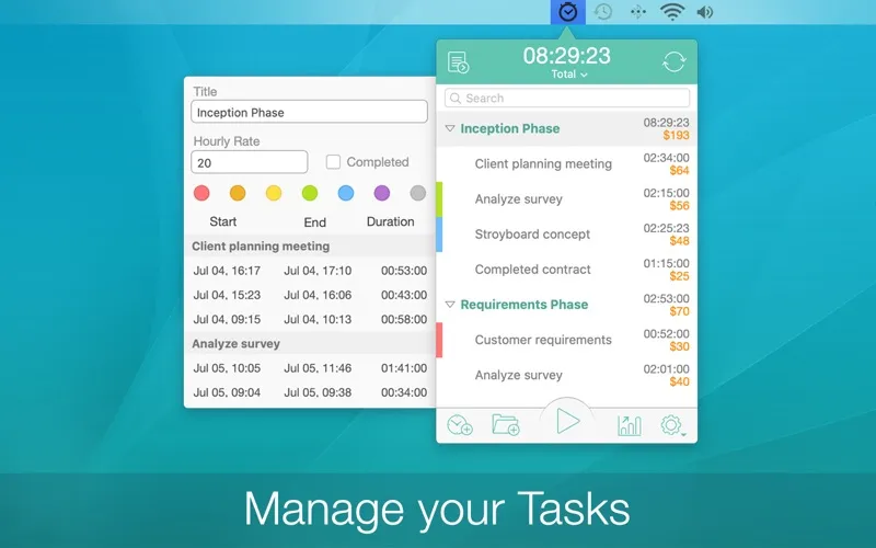 ภาพหน้าจอของ Chrono Plus - Time Tracker