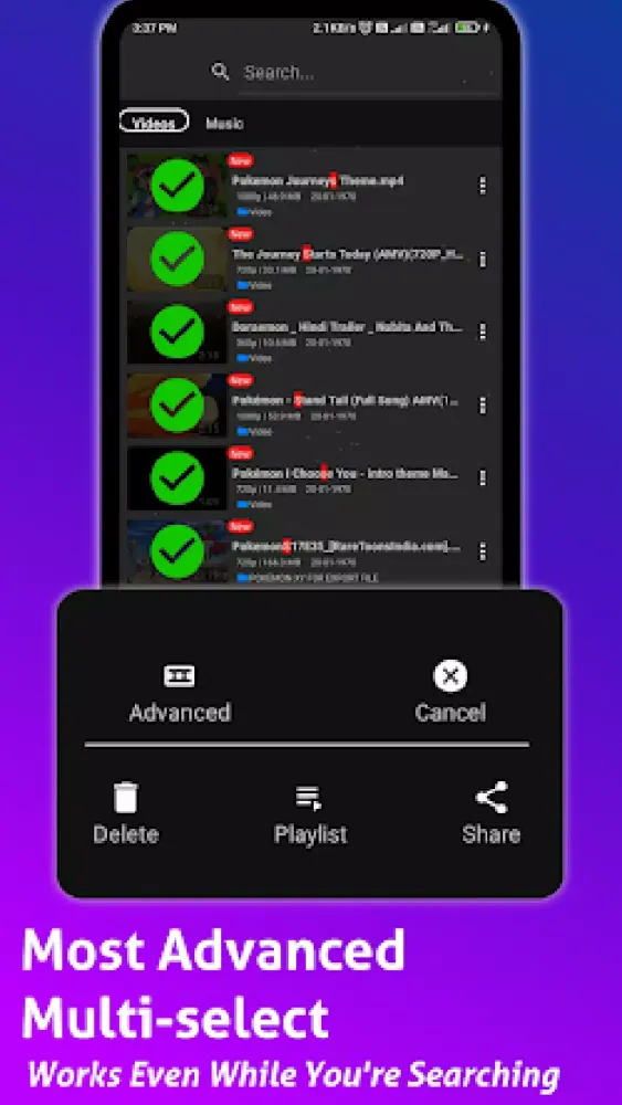 تصاویر XXVI Video Player