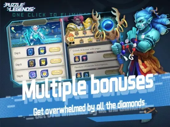 تصاویر Puzzle Legend-Crush Heroes iPad 