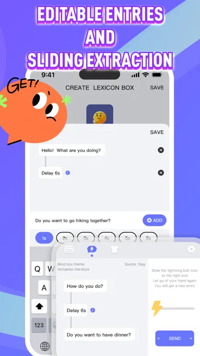 Captures d'écran de Flash Keyboard
