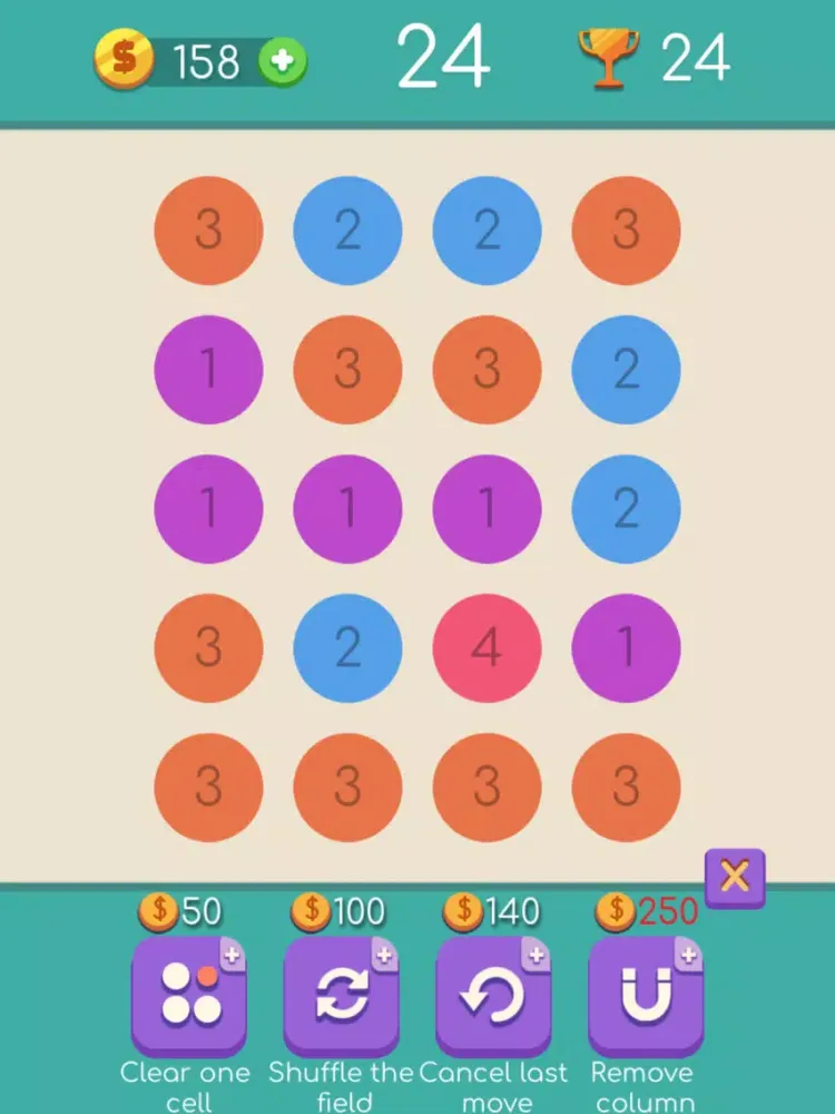 number combine - line into a number iPad 應用截圖