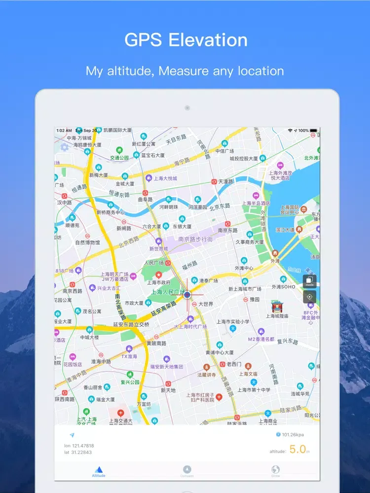 Zrzuty ekranu GPS Altitude Tool iPad 