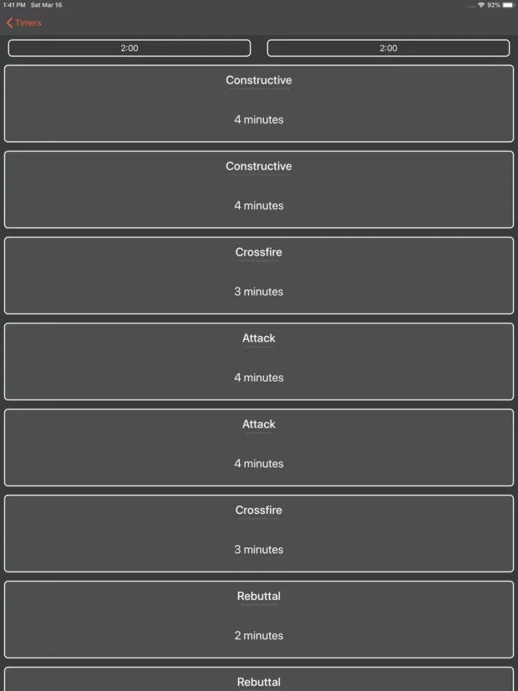 Recency by Candor Debate Co. iPad  スクリーンショット