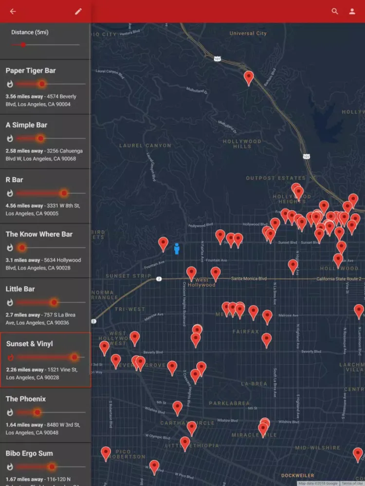 Zrzuty ekranu BrHop - Bar Finder iPad 