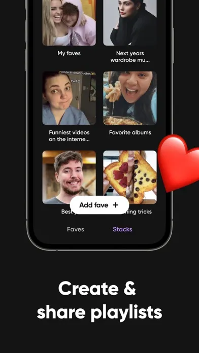Скриншоты Faves - cloud video storage