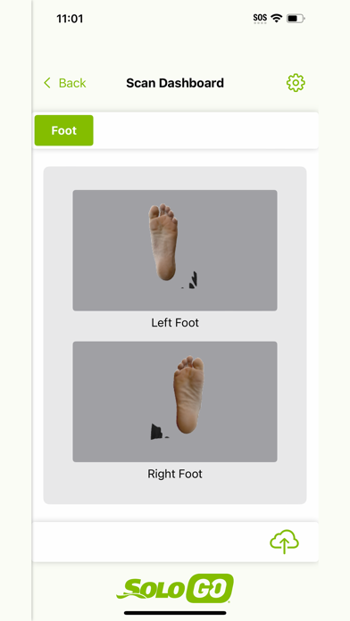 Captures d'écran de SOLO GO Foot Scanner