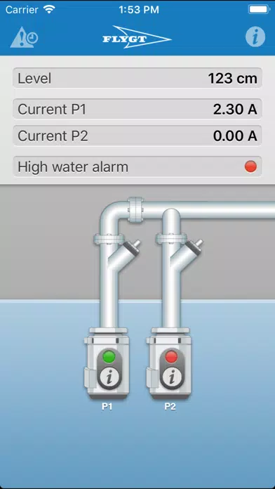 Flygt MyConnect Screenshots