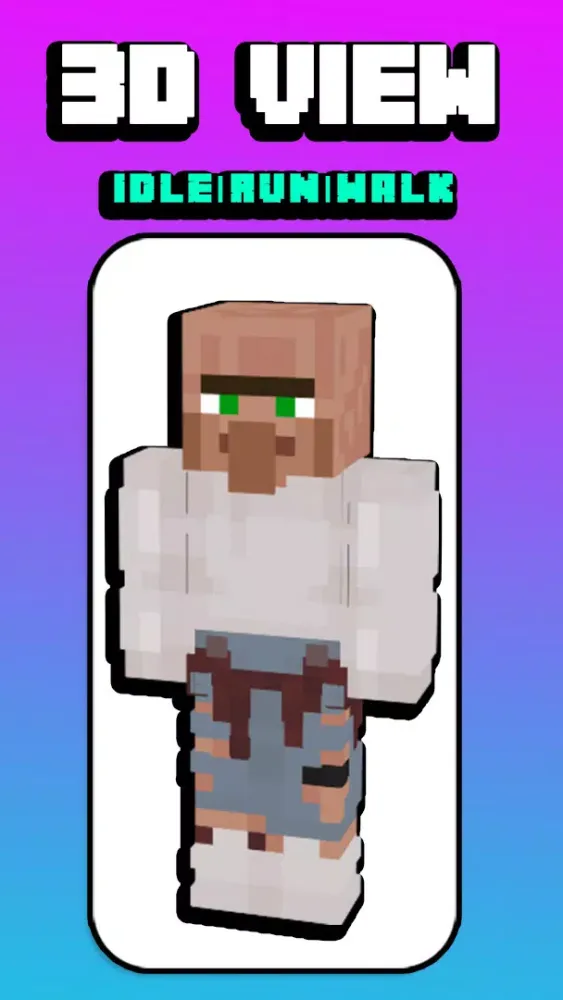Villager Skin For Minecraft PE Screenshots
