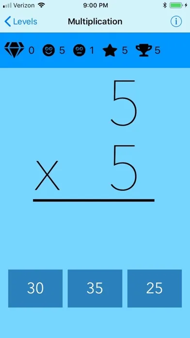 Ảnh chụp màn hình của Math Tracker