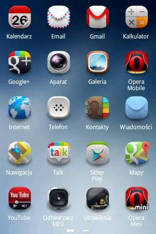 Tangkapan skrin Modern Android icon pack