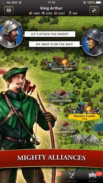 Captures d'écran de Lords & Knights - Mobile Kings