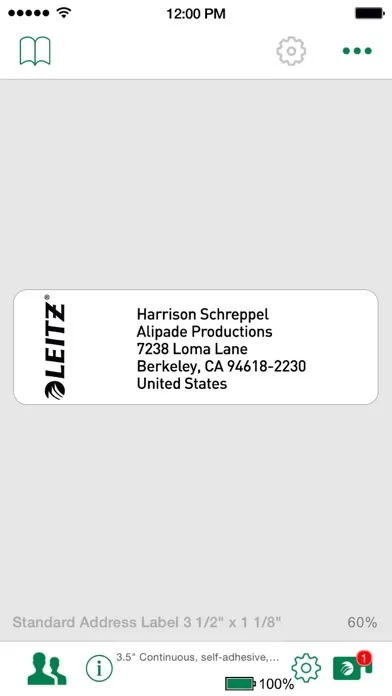 Tangkapan skrin Leitz Icon Software