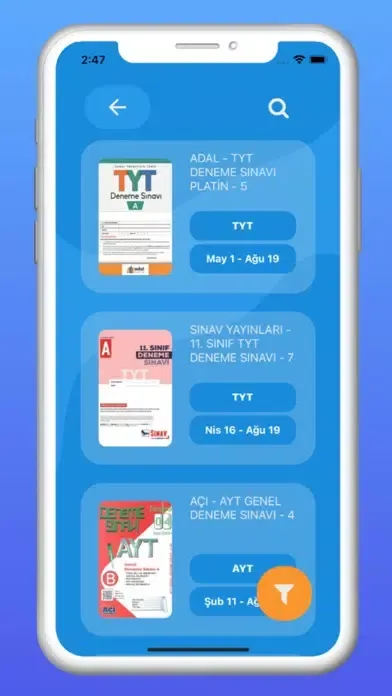 Capturas de pantalla de XYS Online Sınav