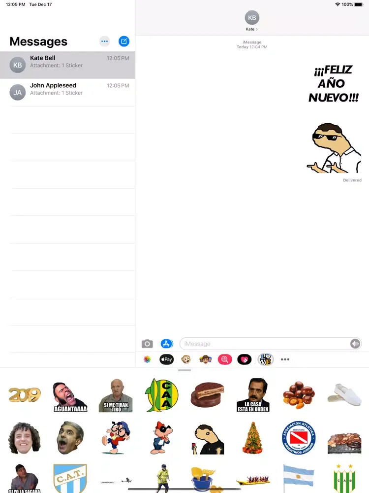 Argentina Meme Stickers iPad  Ekran Görüntüleri