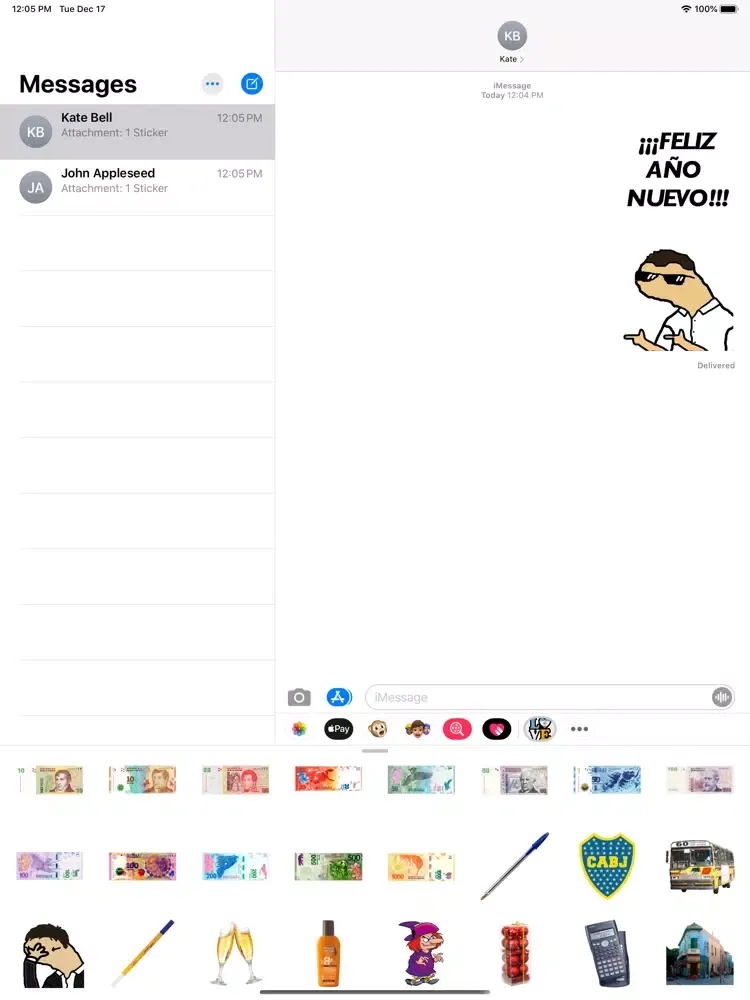 Argentina Meme Stickers iPad  Ekran Görüntüleri