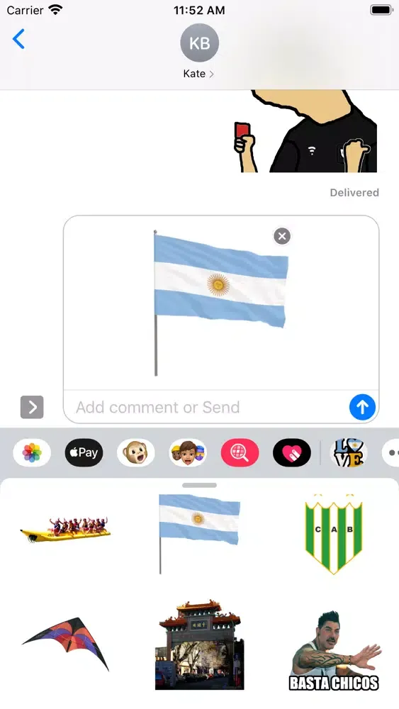 Argentina Meme Stickers Ekran Görüntüleri