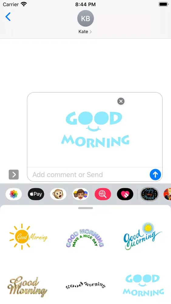 ภาพหน้าจอของ Best Wishes Greetings Stickers