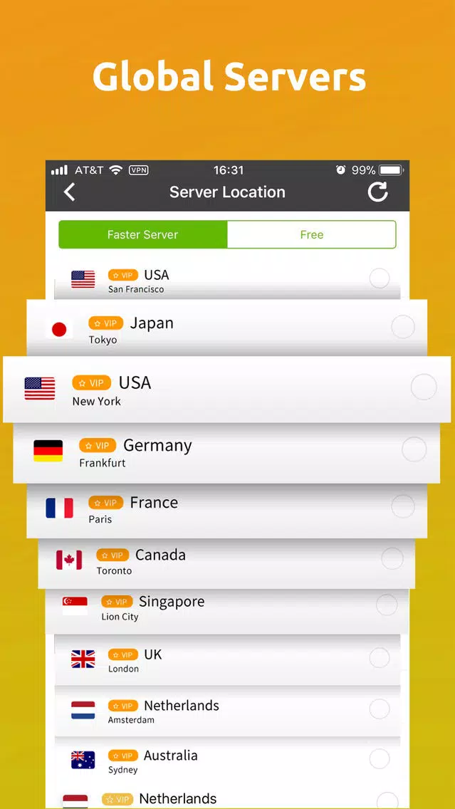 Flash VPN -Unlimited Proxy VPN Screenshots