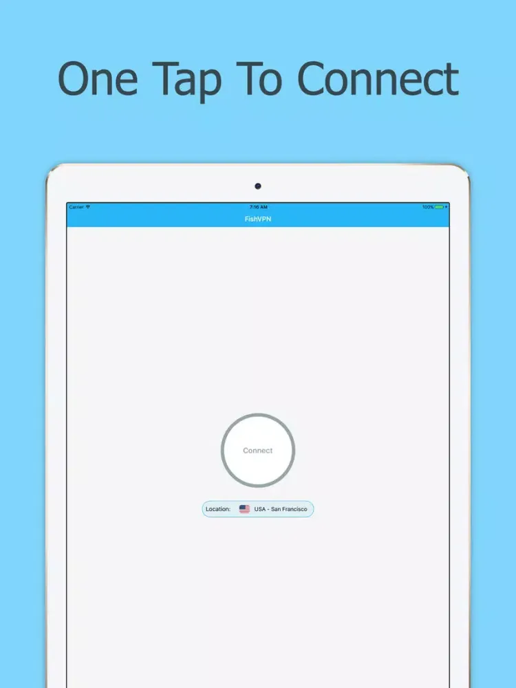 ภาพหน้าจอของ FishVPN - Hotspot Proxy VPN iPad 