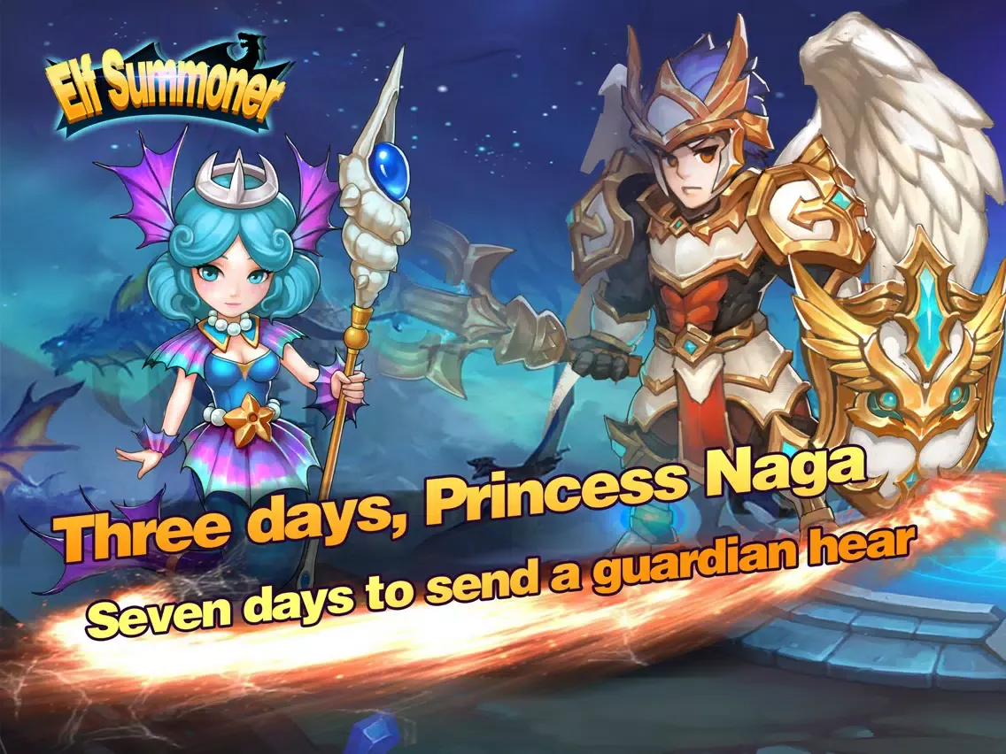 Elf summoner: battle of glory iPad 应用截图
